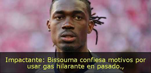 Impactante: Bissouma confiesa motivos por usar gas hilarante en pasado
