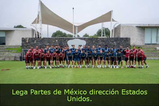 Lega Partes de México dirección Estados Unidos. 