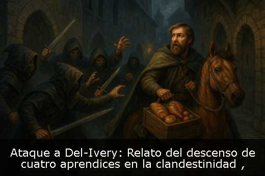 Ataque a Del-Ivery: Relato del descenso de cuatro aprendices en la clandestinidad 