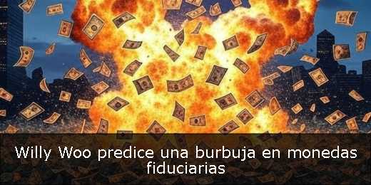 Willy Woo predice una burbuja en monedas fiduciarias
