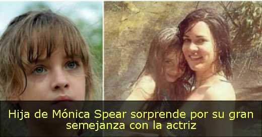 Hija de Mónica Spear sorprende por su gran semejanza con la actriz 
