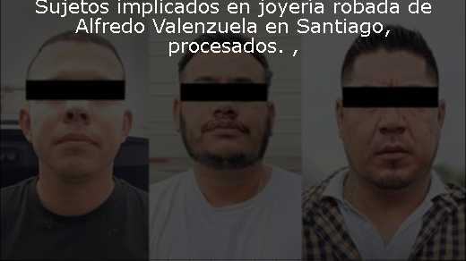Sujetos implicados en joyería robada de Alfredo Valenzuela en Santiago, procesados. 
