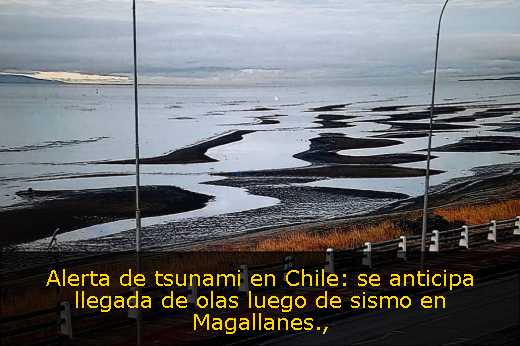 Alerta de tsunami en Chile: se anticipa llegada de olas luego de sismo en Magallanes