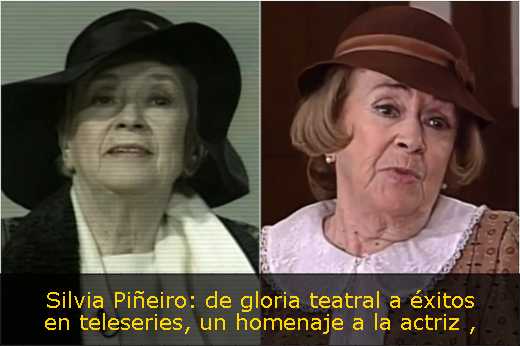 Silvia Piñeiro: de gloria teatral a éxitos en teleseries, un homenaje a la actriz 