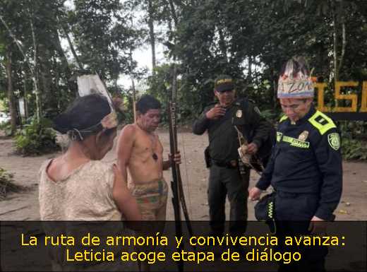 La ruta de armonía y convivencia avanza: Leticia acoge etapa de diálogo 
