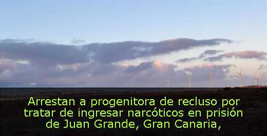 Arrestan a progenitora de recluso por tratar de ingresar narcóticos en prisión de Juan Grande, Gran Canaria