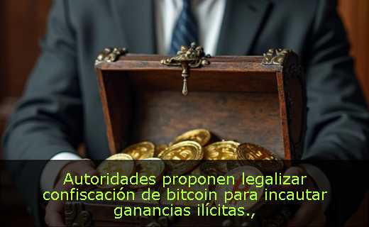 Autoridades proponen legalizar confiscación de bitcoin para incautar ganancias ilícitas
