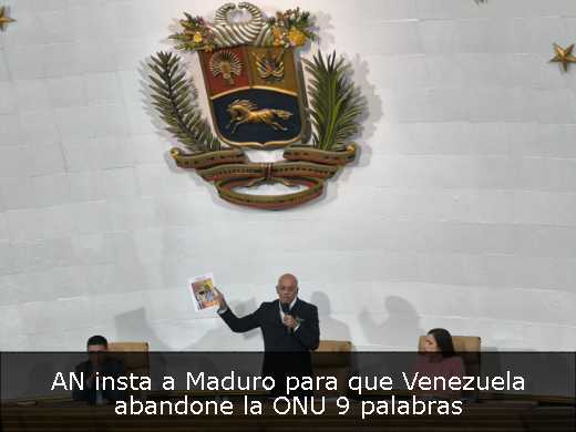 AN insta a Maduro para que Venezuela abandone la ONU 9 palabras