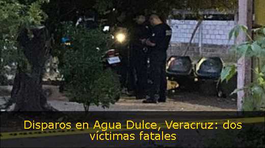 Disparos en Agua Dulce, Veracruz: dos víctimas fatales 