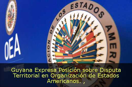 Guyana Expresa Posición sobre Disputa Territorial en Organización de Estados Americanos. 