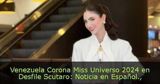 Venezuela Corona Miss Universo 2024 en Desfile Scutaro: Noticia en Español