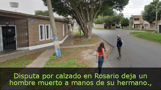 Disputa por calzado en Rosario deja un hombre muerto a manos de su hermano
