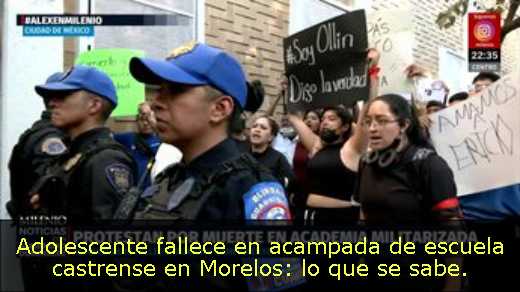 Adolescente fallece en acampada de escuela castrense en Morelos: lo que se sabe